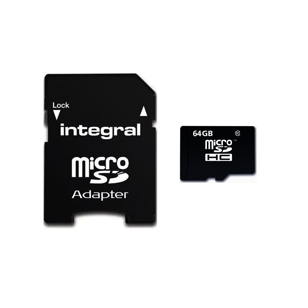 Carte mémoire Integral Micro SDXC 64 Go Class10