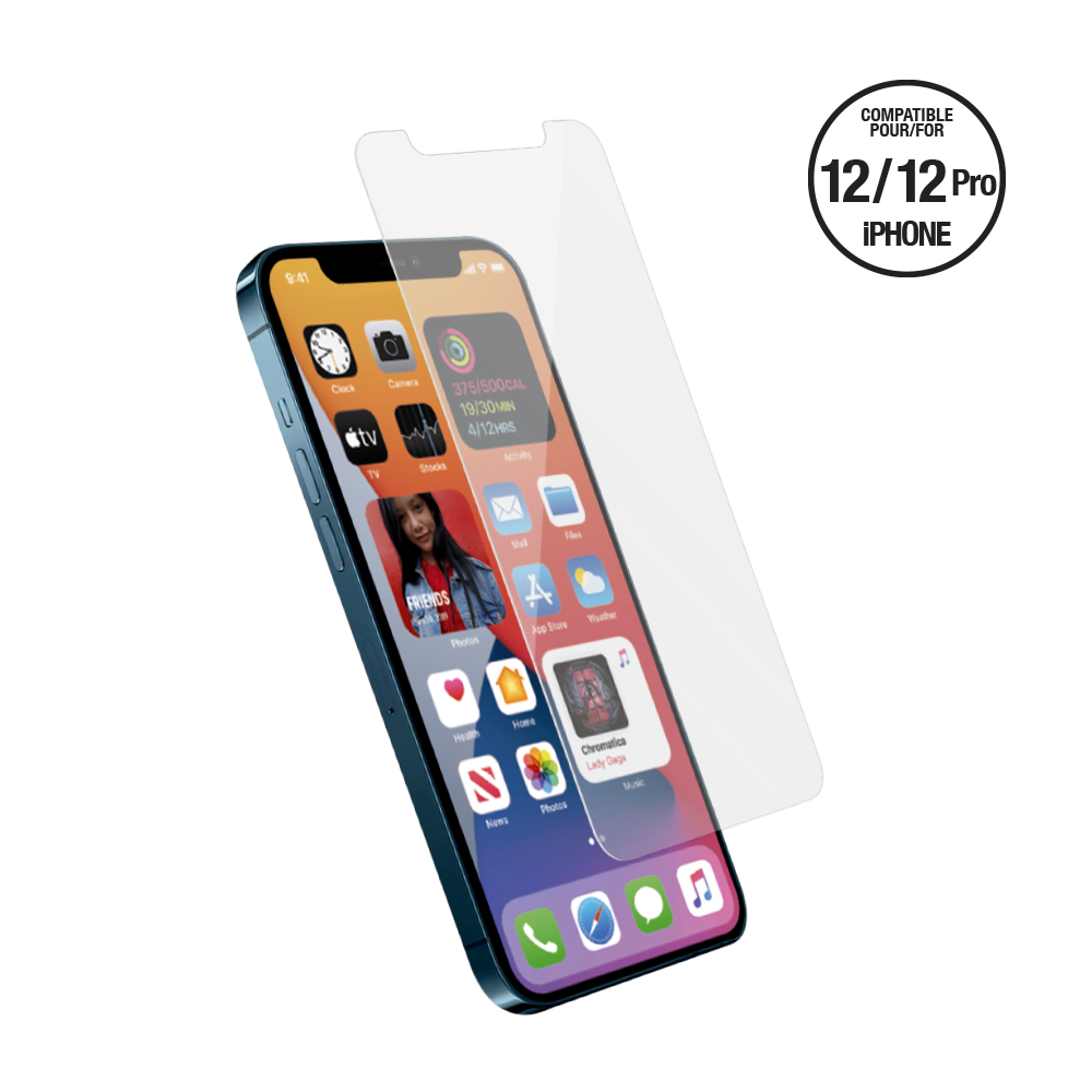 Film protection d'écran en verre trempé iPhone 12 Mini - Toctocstock