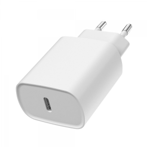 Pack Chargeur Secteur Port USB-C 20W + Cable USB-C vers USB-C